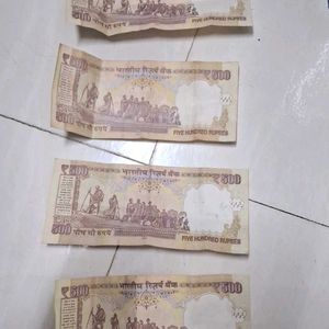 Old 500 Rupees Note