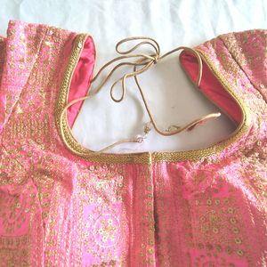 Pink Embroidered Blouse