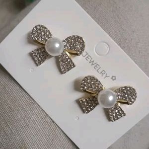 Beautiful Bow Korean Earrings