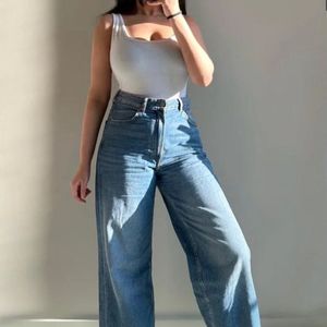 VAIRE Blue Wide Leg Jeans