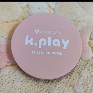 MyGlamm K.play highlighter Shade- 02 Pink Rose