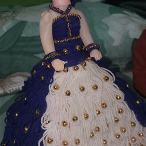 Bridal Doll Colour Blue And White