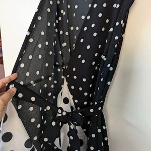 Polka Dots Wrapon Dress