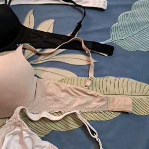 Combo Of  Five  Imported Fabric  Bra  Calvin Klein