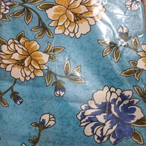 Flower print Double bed Sheet