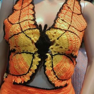 Handmade Butterfly Crochet Dress