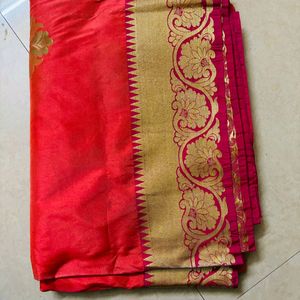 New Paithani Saree With Blouse Piece