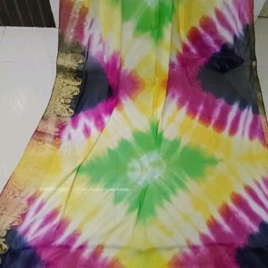 Multicolored Saree