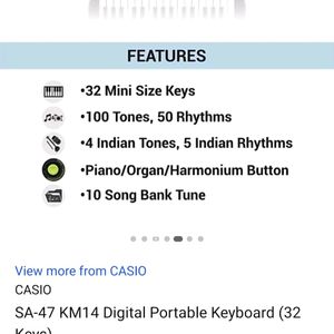 Casio Keyboard SA-47