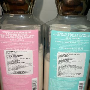 Combo Of Bath And Body Works Lotion