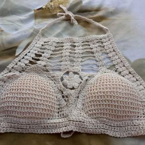 NEW CROCHETS PADDED BRALETTE TOP