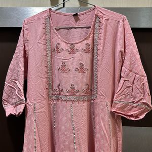 Beautiful Light Pink Anarkali