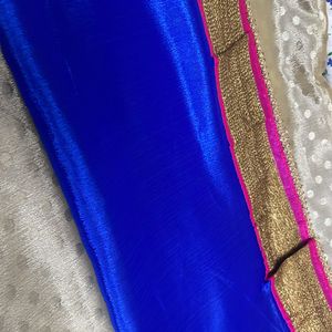 Saree With Stitched And Padded Blouse