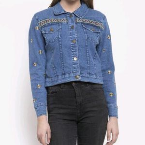 Embroidered Denim Jacket