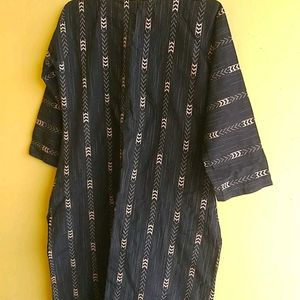 Women Black Straight Kurta