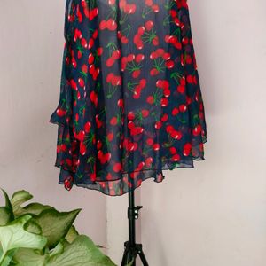 Halter Neck Floral Dress