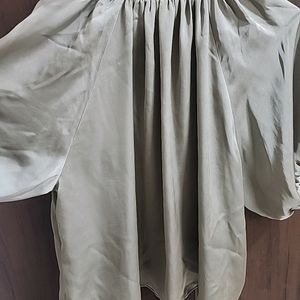 Shiny Olive Color H&M Top