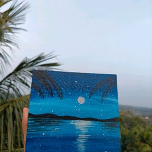 "Midnight Glow" - Original Canvas Painting