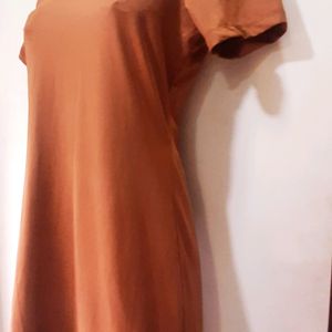 Sandstone Color Bodycon Dress