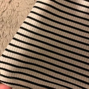 Divided H&M Black/ White Stripe Dress