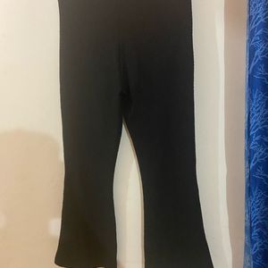 Black flared pant by ginger