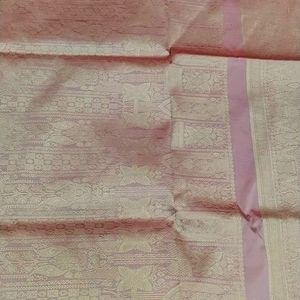 Banarsi Saree In Colour Pink And Golden