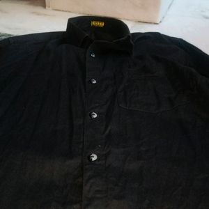 Black Formal Strate Fit Shirt