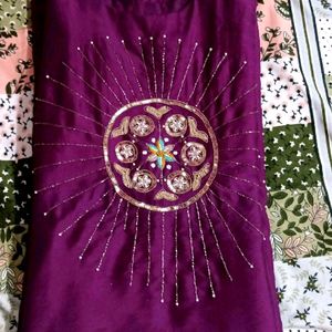 💕Beautiful Purple Designer Ladies Kurti💕