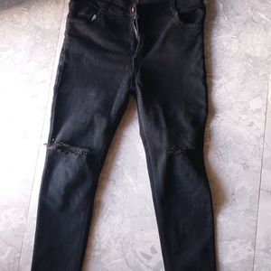 Stretchable Zara Black Jeans