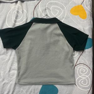 Simplicity Polo Grey Top