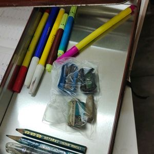 Old Box With Few Stationery