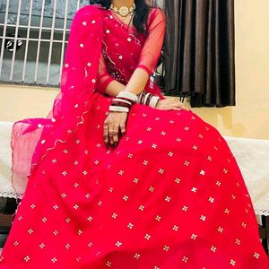 Pink Lengha Choli