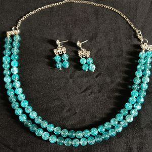 Glass Bead Necklace Set