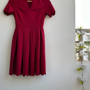 Red Flare Dress