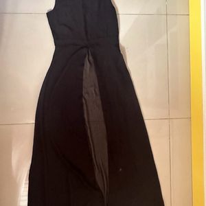 Black Slit Kurta