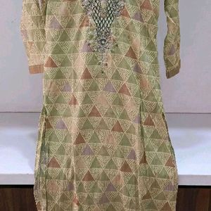 English Colour Kurti N Pant