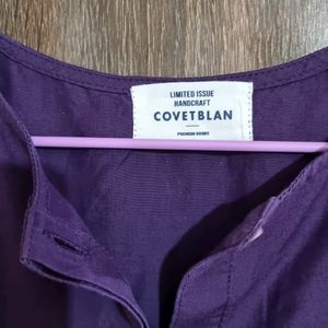 Korean Purple Dress From COVETBLAN