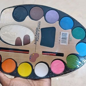 12 Colours With Brush( Beautiful Board)