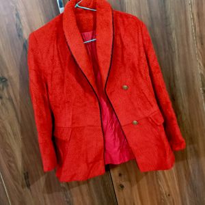 Women Red  Coat / Blazer