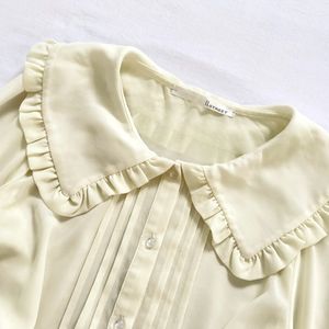 Peter Pan Collared Korean Office Blouse Top