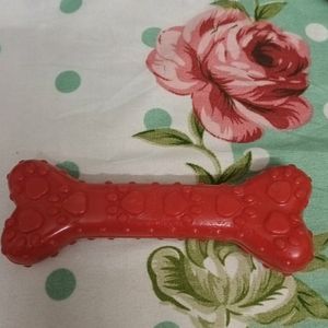 Silicone Red Bone For Dogs