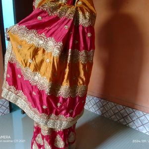 Orange Saree