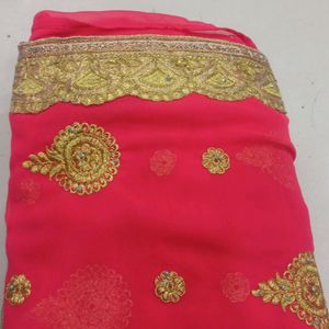 Georgette Saree With Blouse