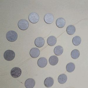 Combo Of 50 Paisa Coins - 20