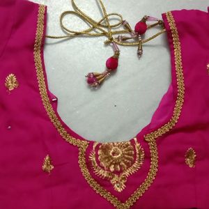 Beautiful Magenta Blouse For Wedding And Festivals