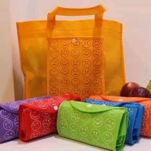 Foldable Reuseable Wallet Style Shopping Bags