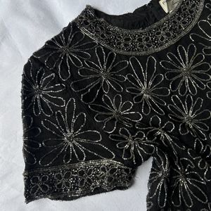 Hand Embroidery Floral Top