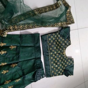 Green Lehenga