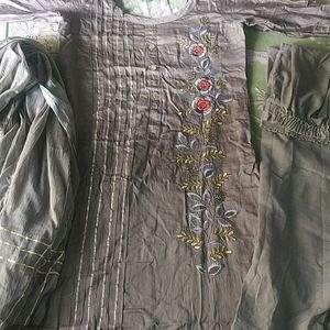 Kurta pant set with dupatta