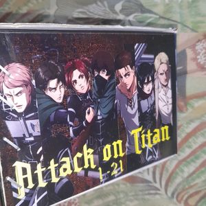 Attack On Titan Boxset Vol.1to21Manga/book 1stcopy